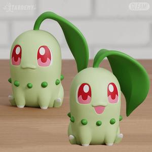 Chikorita Chibi 2 Models Pokemon Cute