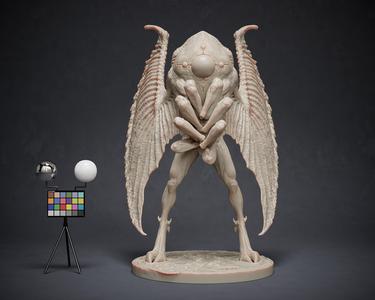 Moth Beast Inspired from  Anastasios Gionis concept 150mm