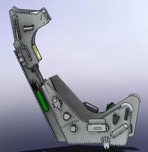 Ejection Seat Martin Baker MK6 STL FILES ONLY
