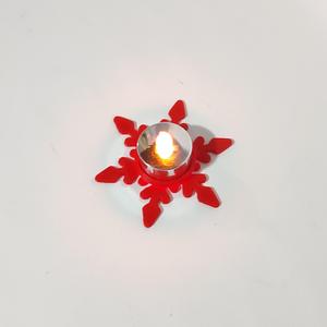 Snowflake candle holder WrappingUp2023
