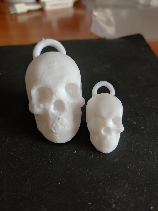 Skull keychain