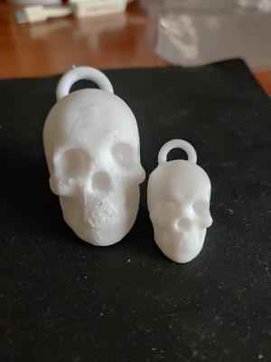 Skull keychain