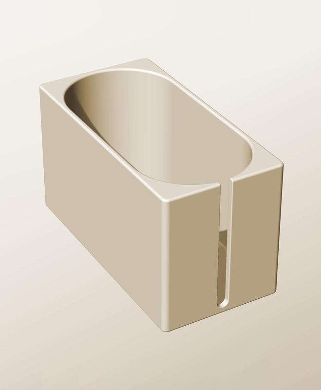 CX96-120-SS Stacking slotted component box bin for makers