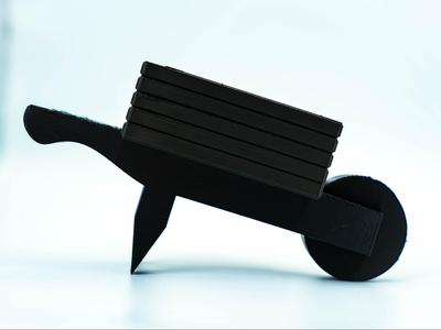 Garden Wheelbarrow Planter – One-Piece PETG Print