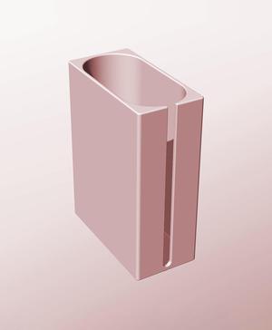 CX68-200-SS Modular Stacking slotted container for home decor