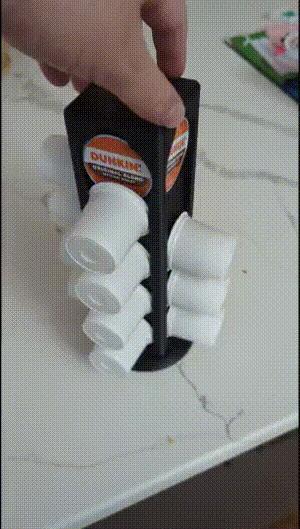 K Cup Rotatable Organizer -Remix with Label Magnet