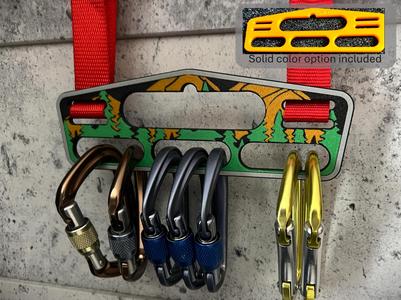 Carabiner holder tray - Rack Transport and Storage