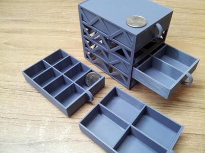 Mini drawers stackable