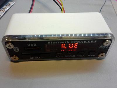 Case for Bluetooth 5.0 MP3 Decoder Board Audio Module USB AUX TF FM Radio