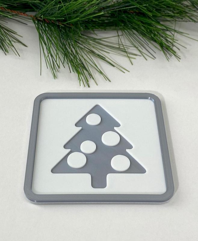 Coaster Christmas Tree - Christmas Holidays Ornament