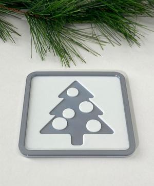 Coaster Christmas Tree - Christmas Holidays Ornament