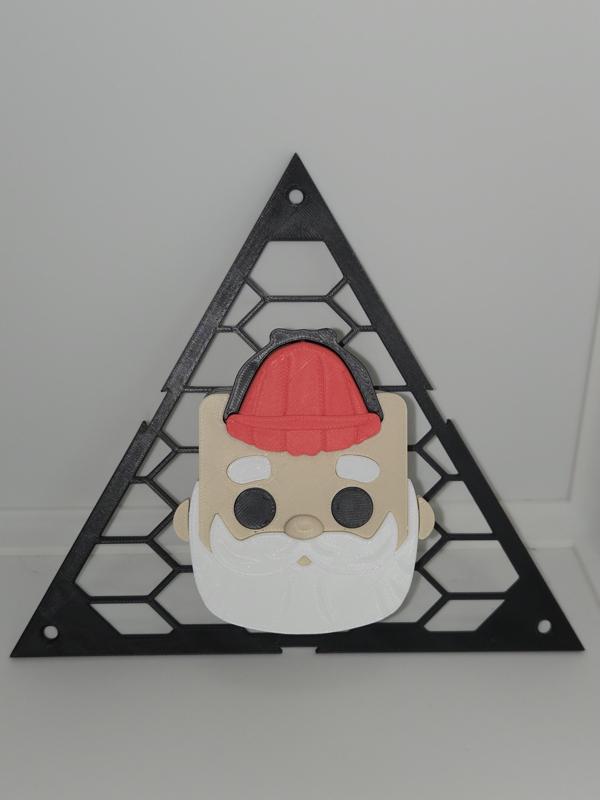 Blokkheadz Retro Rudolph Santa