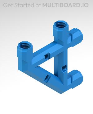 3x3 Bracket - Bolt-Locked Inserts