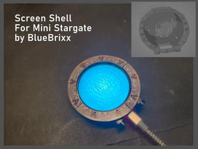 Screen Shell for Mini Stargate from BlueBrixx