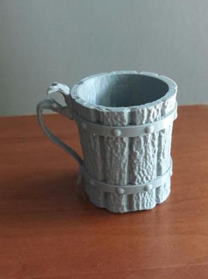Stylized Wooden Mug