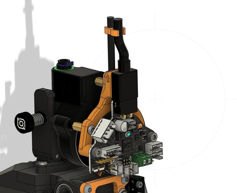Orbiter V2 / FLY SHT36 MAX V3 mount with cable guide