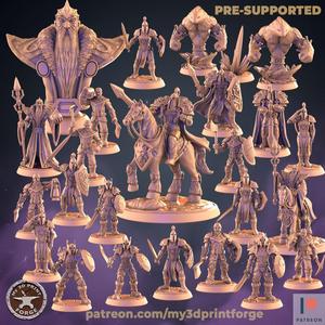 Humans v2 BUNDLE (25 Unique pre-supported STLs)