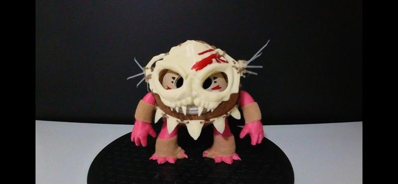 Kotu the Kakamora from Moana 2 - Using a real coconut!