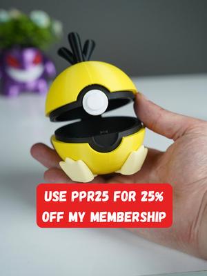 Psyduck Hinged Pokeball