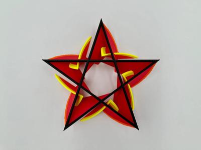 Flaming Pentagram Flower