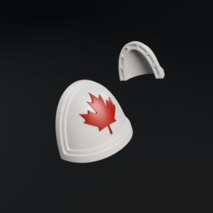 Canada leaf pauldron