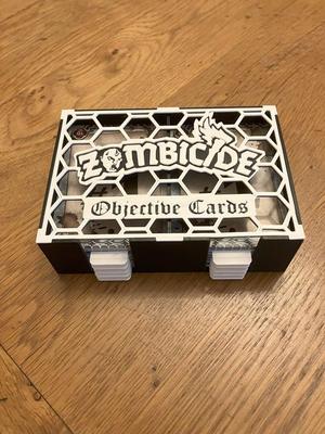 Zombicide White Death Objective Card Box