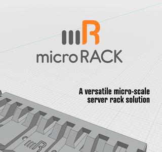 microRACK - micro scale server rack for your Homelab.