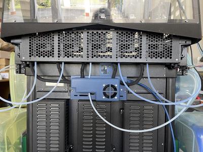 Buddy cover with fan and cable tidy