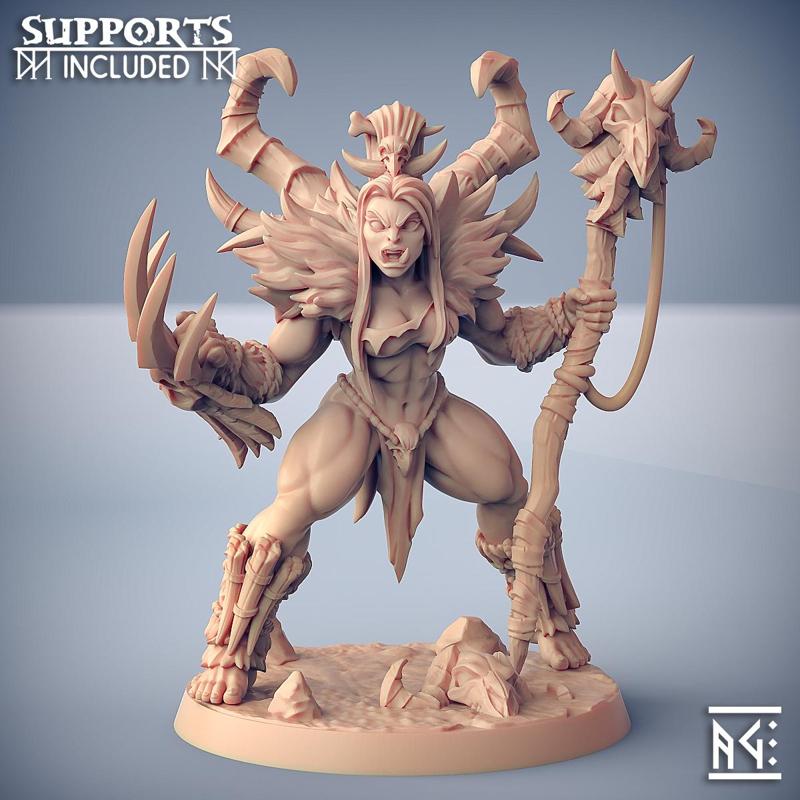 Vesdra the Shaman - Lady Orc Shaman/Druid