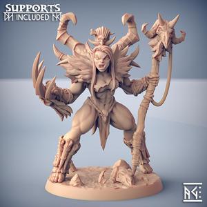 Vesdra the Shaman - Lady Orc Shaman/Druid