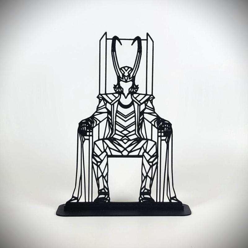 Low Poly Geometric Loki