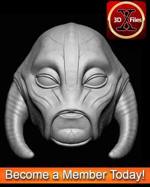 Namara HeadSculpt - Custom Star Wars Action Figure - 3D Print File STL