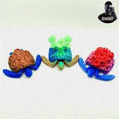 Cute Articulated Turtles #2 - Three Models - Swappable Shell - Print in Place - No Supports