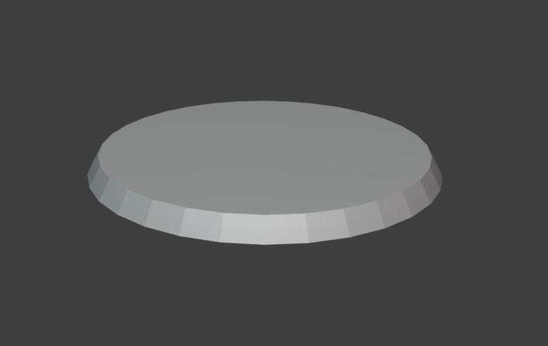 Sloped Mini Base Filled 
