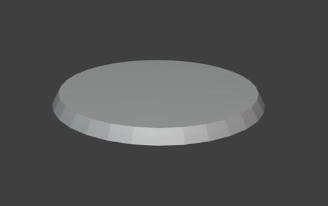 Sloped Mini Base Filled 