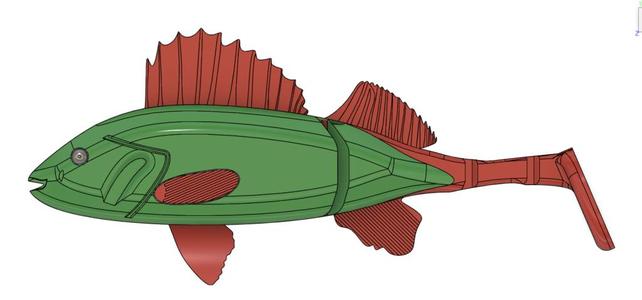 Fishing Lure - lifelike perch