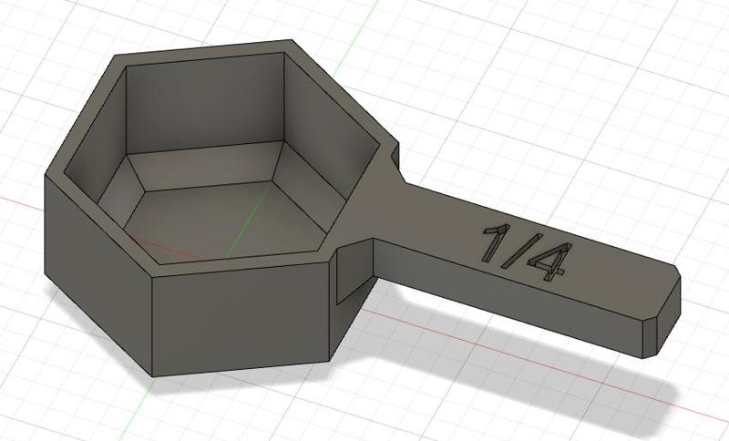 Hexagon Measuring Cups