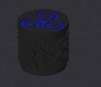 Celtic Guitar Knob