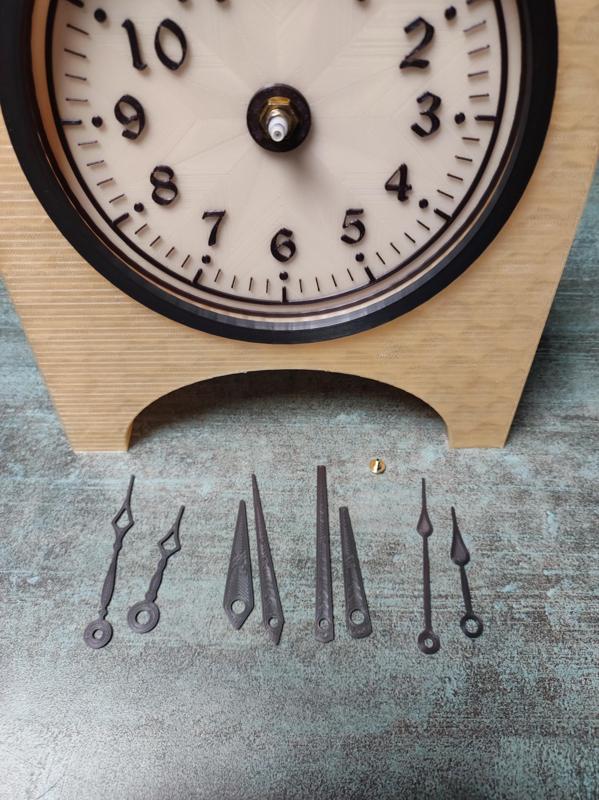 Clock hands for 15 cm clock face (dial)