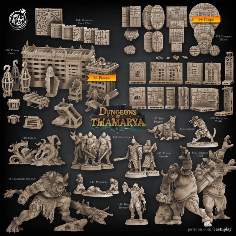 Dungeons of Thamarya (Bundle) (Pre-Supported)