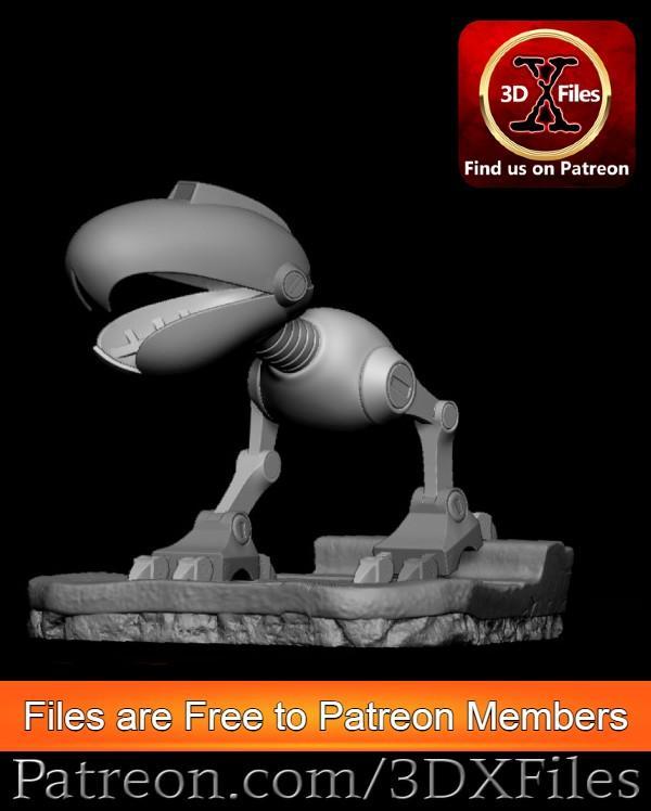 TMNT Mouser Statue - Teenage Mutant Ninja Turtles -3D Print File