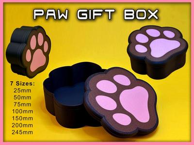 Paw gift box for pet lovers