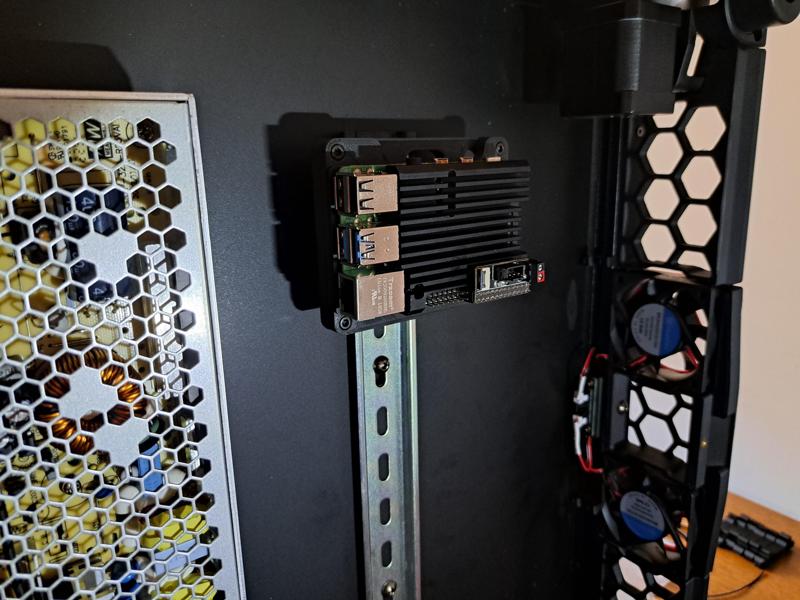 Raspberry Pi 4 - Geekworm Armor Case Voron mount