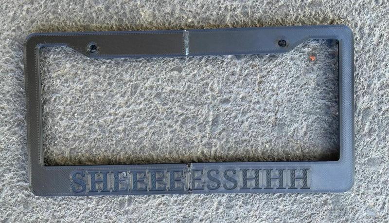 CA License Plate Cover