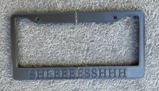 CA License Plate Cover