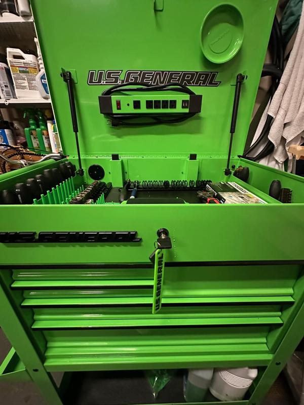 US General Key Ring for Harbor Freight Tool Cart Keys
