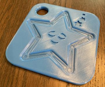 Kids Mindful Breathing Finger Maze - Star