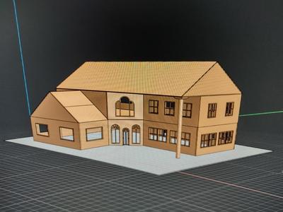 My first attempt at an N scale house.