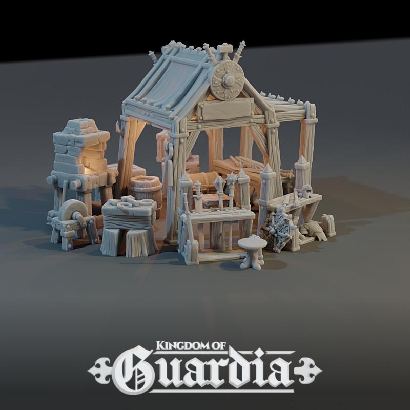 Blacksmith Tent - Kingdom of Guardia: The Blacksmith's Tent