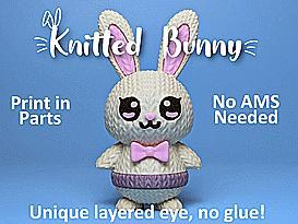 Knitted Bunny - No AMS needed!